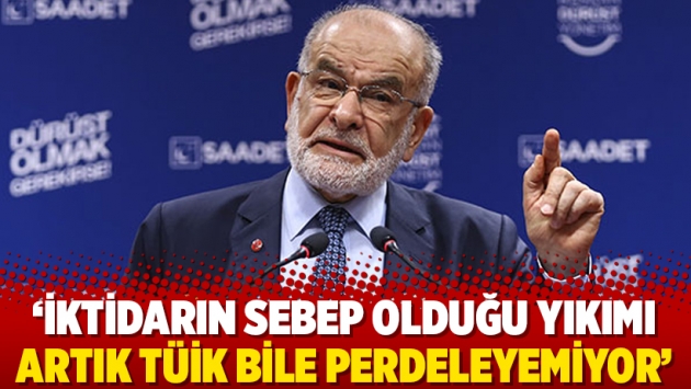 ‘İktidarın sebep olduğu yıkımı artık TÜİK bile perdeleyemiyor’