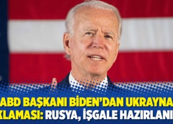 ABD Başkanı Biden'dan Ukrayna açıklaması: Rusya, işgale hazırlanıyor