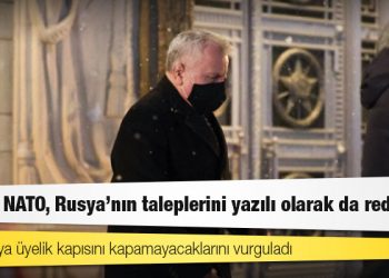 ABD ve NATO, Rusya'nın taleplerini yazılı olarak da reddetti; Ukrayna'ya üyelik kapısını kapamayacaklarını vurguladı