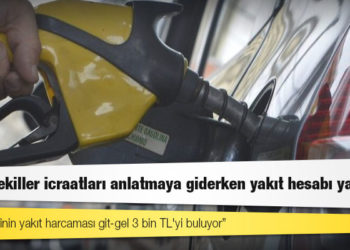 AKP’li vekiller icraatları anlatmaya giderken yakıt hesabı yapıyor