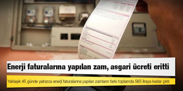 Akaryakıt ve fatura zamları, asgari ücreti ‘eritti’