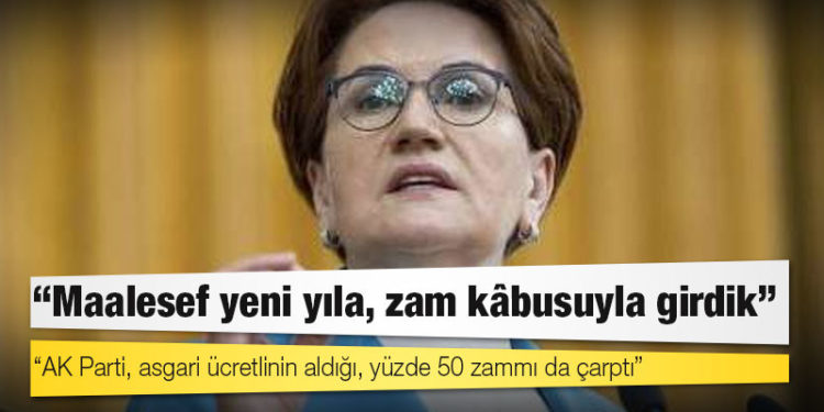 Akşener'den Erdoğan'a: Damadının manevi halefi Nebati gibi bir liyakat abidesini ekonominin üzerine meteor gibi düşürdün