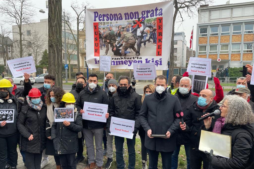 Almanya’da Yusuf Yerkel protestosu: ‘İstenmeyen kişi’ ilan edildi