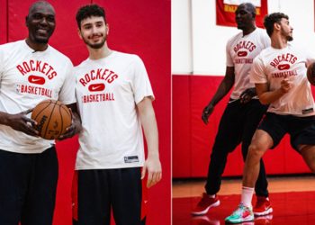 Alperen Şengün, NBA efsanesi Hakeem Olajuwon ile çalışıyor