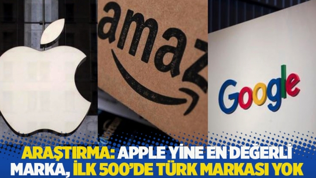 Araştırma: Apple yine en değerli marka, ilk 500’de Türk markası yok