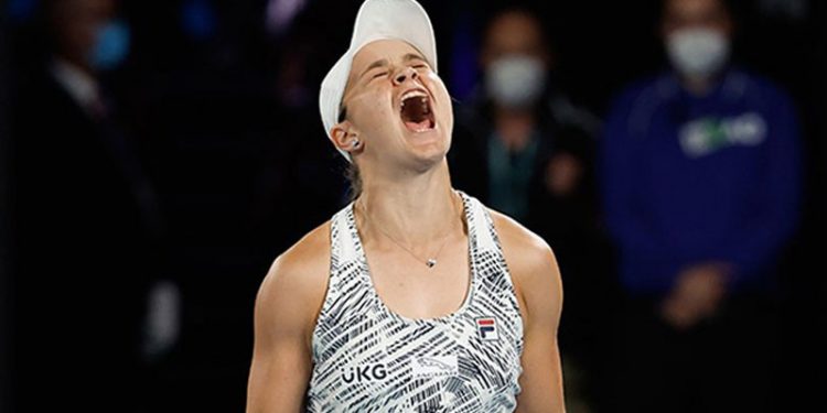 Avustralya Açık tek kadınlarda zafer Ash Barty'nin!