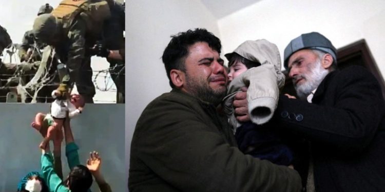 Babasının ABD askerlerine teslim ettiği bebek 5 ay sonra ailesine kavuştu