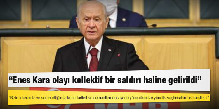 Bahçeli'den Enes Kara açıklaması: İntiharı, siyasi ve ideolojik ön yargılarla istismar edilmiştir