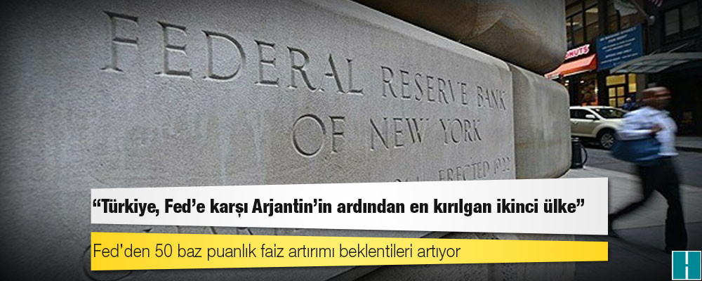 Bloomberg Economics: Türkiye, Fed'e karşı Arjantin'in ardından en kırılgan ikinci ülke