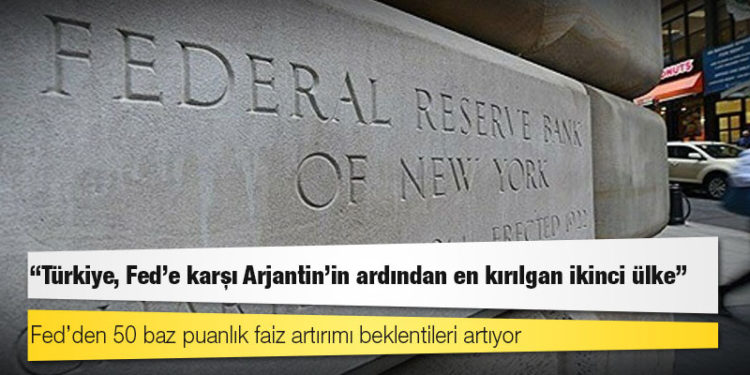 Bloomberg Economics: Türkiye, Fed'e karşı Arjantin'in ardından en kırılgan ikinci ülke