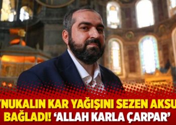 Boynukalın kar yağışını Sezen Aksu&rsquo;ya bağladı! &lsquo;Allah karla &ccedil;arpar&rsquo;