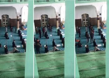 Burdur’da camiye giren kadın ‘açız’ diye isyan etti