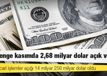 Cari denge kasımda 2,68 milyar dolar açık verdi