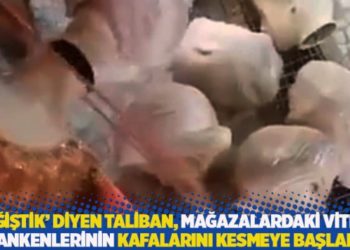 'Değiştik' diyen Taliban, mağazalardaki vitrin mankenlerinin kafalarını kesmeye başladı