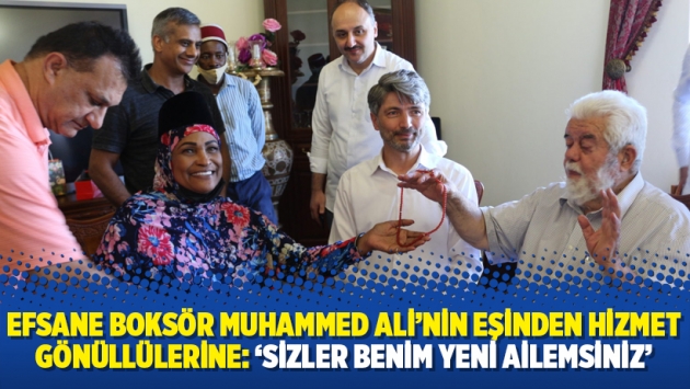 Efsane boksör Muhammed Ali’nin eşinden Hizmet gönüllülerine: ‘Sizler benim yeni ailemsiniz’