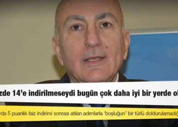 Ekonomist Mahfi Eğilmez: Faiz yüzde 14'e indirilmeseydi bugün çok daha iyi bir yerde olurduk