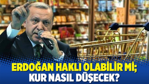 Erdoğan haklı olabilir mi; kur nasıl düşecek?