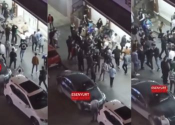 Esenyurt’ta bir grup Suriyelilere ait işyerlerine saldırdı