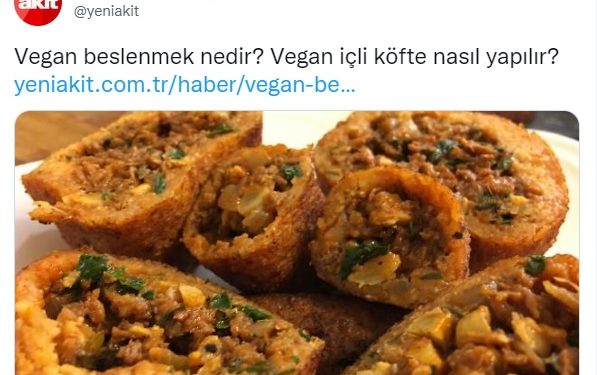Et fiyatları artınca soğan-ekmek tavsiye eden Yeni Akit vegan oldu