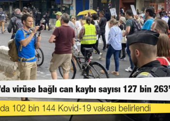 Fransa'da Kovid-19 nedeniyle ölenlerin sayısı 127 bin 263'e yükseldi