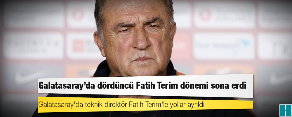 Galatasaray'da dördüncü Fatih Terim dönemi sona erdi