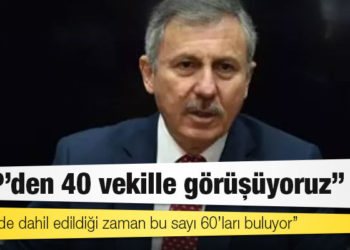 Gelecek Partili Özdağ: AKP’den 40 vekille görüşüyoruz