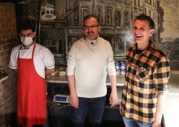 Gençlik ve Spor Bakanı Mehmet Muharrem Kasapoğlu, Giovanni Guidetti ile pizza yaptı