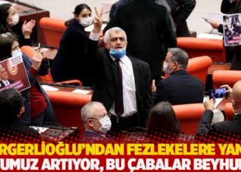 Gergerlioğlu'ndan fezlekelere yanıt: Oyumuz artıyor, bu &ccedil;abalar beyhude