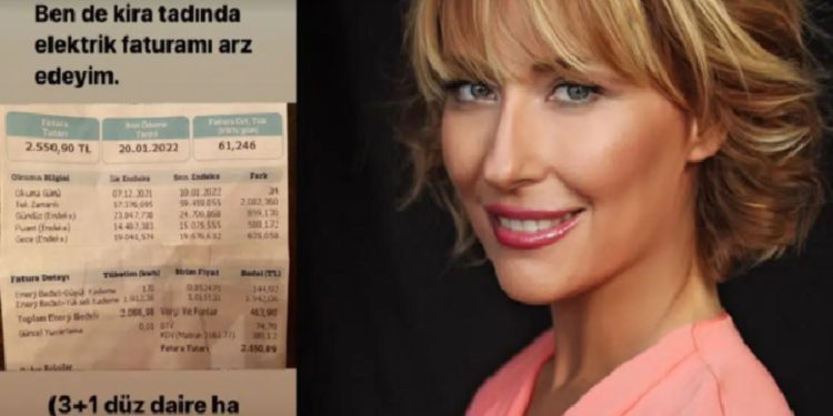 Gülse Birsel gelen elektrik faturasına isyan etti: ‘Kira tadında elektrik faturamı arz edeyim’
