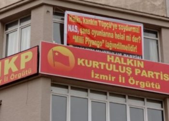 HKP'den Erdoğan ve Demir&ouml;ren'i kızdıracak pankart