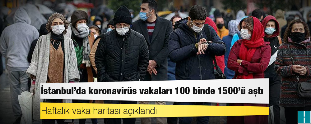 Haftalık vaka haritası açıklandı