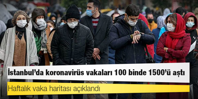 Haftalık vaka haritası açıklandı