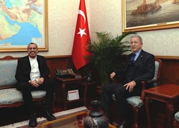 Hulusi Akar, Haluk Levent'le görüştü