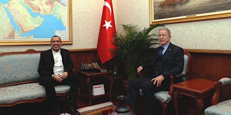 Hulusi Akar, Haluk Levent'le görüştü