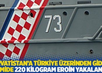 Hırvatistan'a T&uuml;rkiye &uuml;zerinden giden gemide 220 kilogram eroin yakalandı