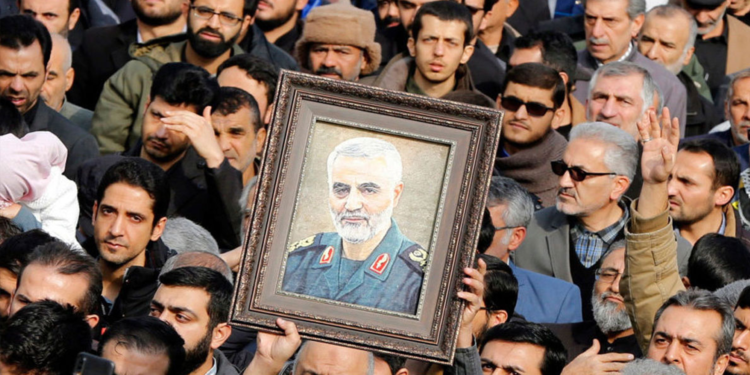 Irak'ta Kasım Süleymani için anma töreni düzenlendi