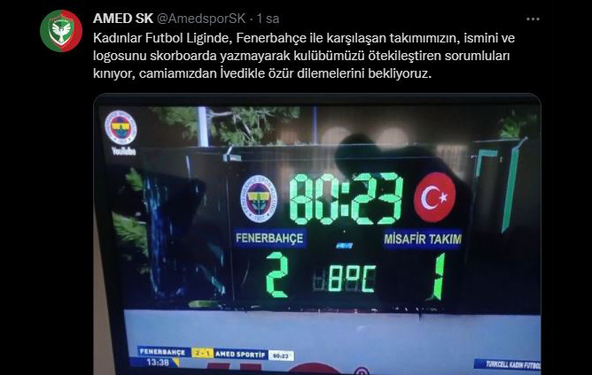 Irkçılık skorborda yansıdı; Amedspor Kadın Futbol Takımı yok sayıldı!