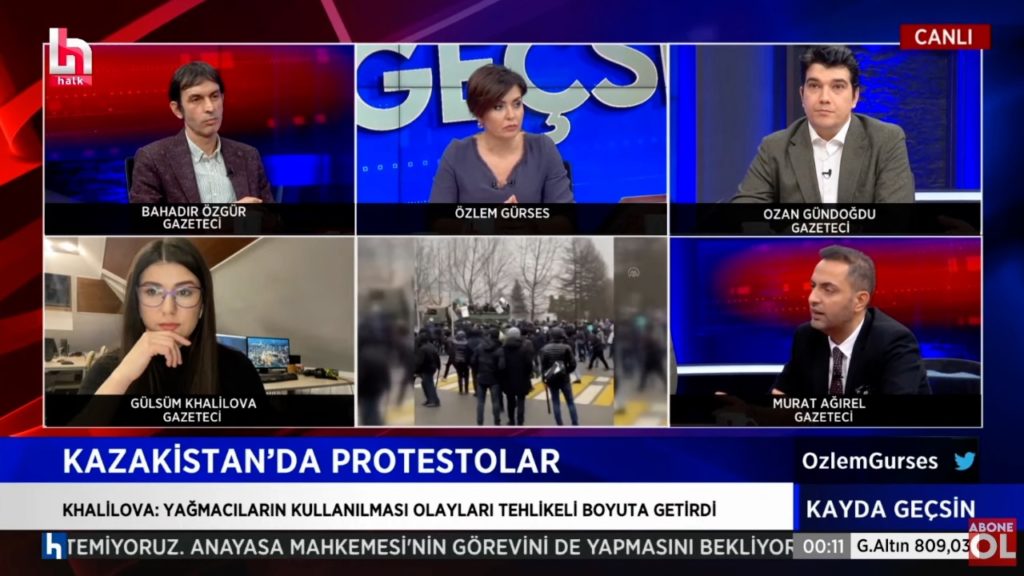 Kırımlı gazeteci Khalilova: Kazakistan’da olanlar Rusya’ya yaradı, Putin otoriter liderleri destekler