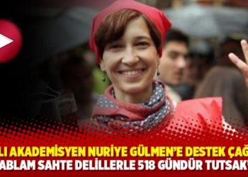 KHK&rsquo;lı akademisyen Nuriye G&uuml;lmen&rsquo;e destek &ccedil;ağrısı: &lsquo;&lsquo;Ablam sahte delillerle 518 g&uuml;nd&uuml;r tutsak&rdquo;