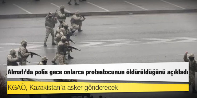 Kazakistan zam protestoları: Almatı'da polis gece onlarca protestocunun öldürüldüğünü açıkladı
