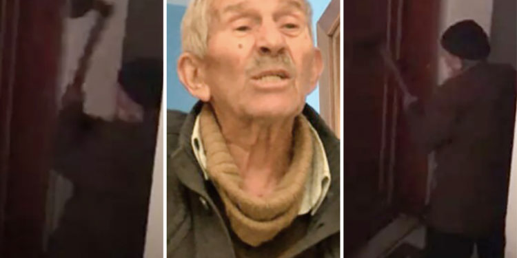 Kiracısının evinin kapılarını baltayla kırmıştı: Camlarını kıracağım