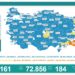 Koronavirüsten 184 kişi hayatını kaybetti