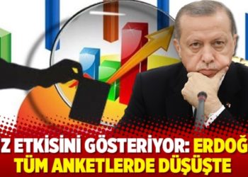 Kriz etkisini gösteriyor: Erdoğan tüm anketlerde düşüşte
