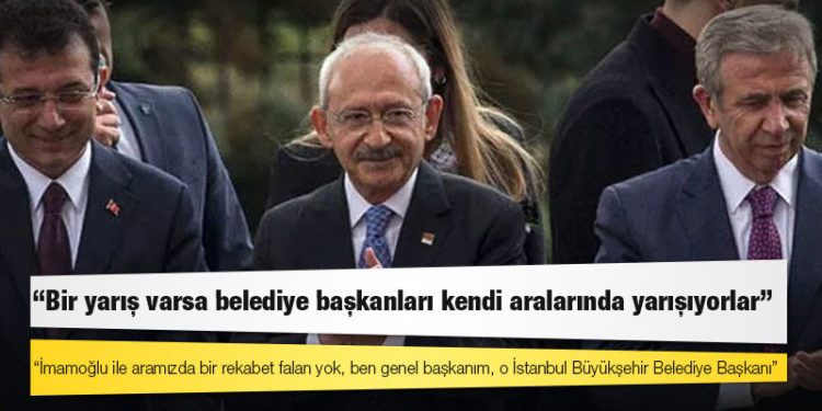 Kılıçdaroğlu: Bir yarış varsa belediye başkanları kendi aralarında yarışıyorlar