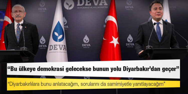 Kılıçdaroğlu: Bu ülkeye demokrasi gelecekse bunun yolu Diyarbakır’dan geçer