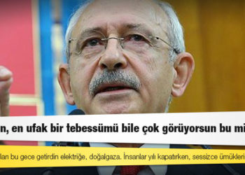 Kılıçdaroğlu'ndan elektrik ve doğalgaz zamlarına tepki: Erdoğan, en ufak bir tebessümü bile çok görüyorsun bu millete