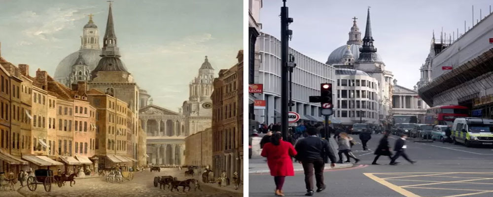 Londra'nın geçmişi ve bugünü dijital ortamda sergileniyor