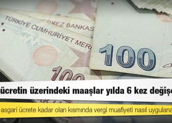Maaşların asgari ücrete kadar olan kısmında vergi muafiyeti nasıl uygulanacak?