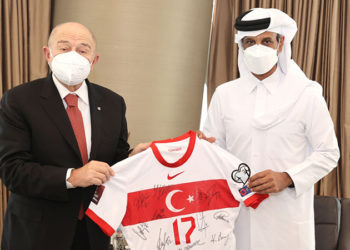 Nihat Özdemir'den, Katar Futbol Federasyonu Başkanı Al Thani'ye ziyaret