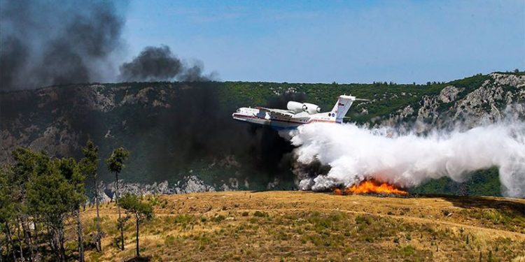 Orman yangınları için kiralanan yabancı uçaklara 1.2 milyar lira ödendi